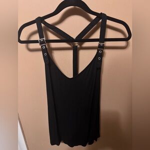 Killstar Black Strappy Tank Top